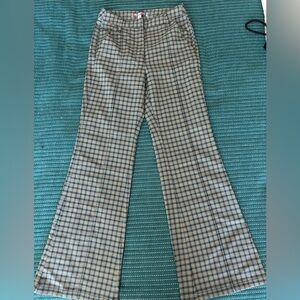 Urban Outfitters Blue and Orange Plaid Pants